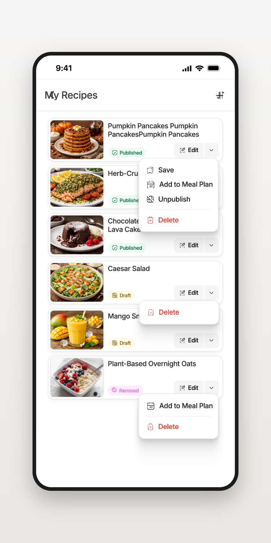 easyChef Pro — j recipes